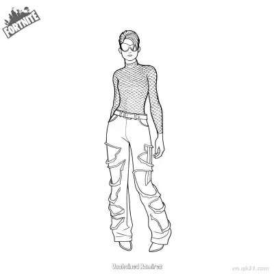 Free printable Unchained Ramirez 02 Coloring Page - Free PDF Printable Fortnite Coloring Sheets coloring page